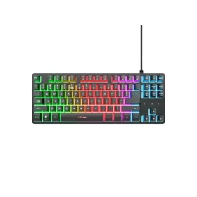   Trust 26063 GXT 833 Thado TKL háttérvilágítású magyar fekete gamer billentyűzet