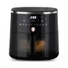 Berlinger Haus LP-BH-237 Black Rose Collection fekete 6,15 L, átlátszó ablakkal, forrólevegős sütő