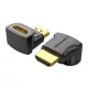 Vention HDMI 2.0 90 fokos fordító 4K 60Hz adapter 2db/cs