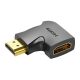 Vention HDMI 2.0 balos 90 fokos fordító 4K 60Hz adapter 
