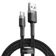 USB-USB-C kábel Baseus Cafule 3A 1m (szürke-fekete)