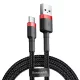 USB-USB-C kábel Baseus Cafule 2A 2m (piros-fekete)