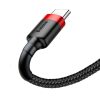 USB-USB-C kábel Baseus Cafule 2A 2m (piros-fekete)