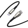Baseus USB - USB-c kábel LED, 66W 1m CATSD-M01