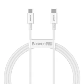   Baseus Superior sorozatú USB-C-USB-C kábel, 100 W, 1 m (fehér)