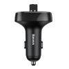 Baseus FM adó Bluetooth 2xUSB microSD-vel (fekete)