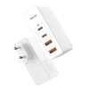 Baseus GaN2 Pro fali töltő, 2x USB + 2x USB-C, 100W, EU (fehér)