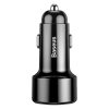 Baseus Magic 2x USB QC 3.0 45W autós töltő (fekete)