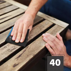   Csiszolóvászon - 40-es - kék - 230 x 280 mm - 5 db / csomag