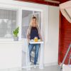 Szúnyogháló függöny ajtóra - mágneses - 100 x 210 cm - fehér