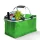 Thermo összecsukható bevásárlókosár - 49 x 28 x 25 cm - 21 L - zöld