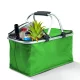 Thermo összecsukható bevásárlókosár - 49 x 28 x 25 cm - 21 L - zöld