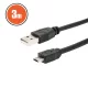 USB A dugó - microB dugó 3m 20327