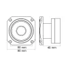 Dome - 1" - 100 / 200 W • 8 ohm