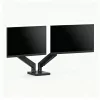 Monitor&TV tartókonzol - dupla karos, teleszkópos - asztallapra rögzíthető - 45 cm, 32"