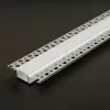 LED aluminium profil sín - vakolható, gipszkartonba süllyeszthető - 1000 x 61 x 13 mm