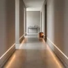 LED aluminium profil sín - vakolható, gipszkartonba süllyeszthető - 1000 x 58 x 13 mm
