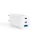 Hálózati Adapter USB + Type-C PD45W gyorstöltéssel - fehér
