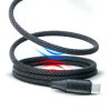 Adatkábel - Type-C / Type-C - mágneses - fekete - 1m - 3A - 60W