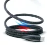 Adatkábel - Type-C / Type-C - mágneses - fekete - 1m - 3A - 60W