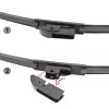 Ablaktörlő 28"/70 cm - 10 db adapterrel