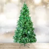 Műfenyő - 210 cm - ezüstfenyő dús ágakkal - PVC - havas