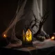 Halloween-i világító dekoráció - boszorkány - sárga LED - 17,5 x 6,3 x 6,3 cm - 3 x LR44