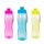 Sport kulacs - műanyag, átlátszó - 750 ml - 3 színben