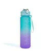 Sport kulacs - 750 ml - opálos - kék-lila színátmenetes