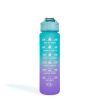 Sport kulacs - 750 ml - opálos - kék-lila színátmenetes
