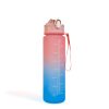 Sport kulacs - 750 ml - opálos - kék-lila színátmenetes