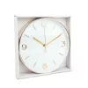 Falióra - 25 cm - műanyag, üveg - 1 x AA - fehér