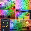 Smart fényfüzér - USB - 66 RGB LED - 10 m - Bluetooth