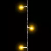 Fényfüzér - 50 db LED - melegfehér - hálózati - 5 m - 8 program