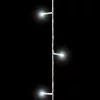 Fényfüzér - 50 db LED - hidegfehér - hálózati - 5 m - 8 program