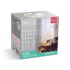 Fényfüggöny - 200 db LED - középfehér - hálózati - IP44 - 4,2 m - 8 program