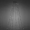 LED karácsonyfa fényfüzér - 1,9 m - 120 LED, hidegfehér - IP44