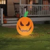 Felfújható RGB LED-es halloween-i tök - 40 cm