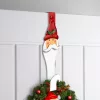 Karácsonyi kopogtató, ajtódísz tartó - fém - mikulás - 38 cm