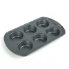 Baker’s Secret Classic Line 6 darabos muffin sütőforma - 31,3 x 18,6 x 3,6 cm