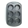 Baker’s Secret Classic Line 6 darabos muffin sütőforma - 31,3 x 18,6 x 3,6 cm