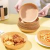 Air fryer sütőpapír - olaj nélküli sütőhöz - kör - 20 cm - 50 db / csomag