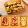 Air fryer sütőpapír - olaj nélküli sütőhöz - téglalap - 14 x 22 cm - 50 db / csomag