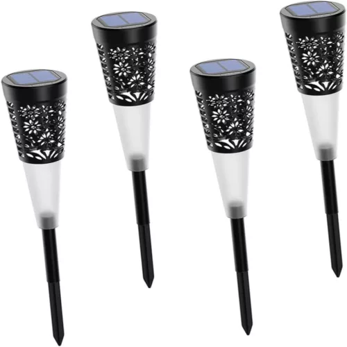 LED szolár lámpa - 5 LED - leszúrható - 600  - 4 db / csomag