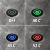 Fűthető USB -s takaró -  150 x 80 cm - 40 - 52°C - szürke