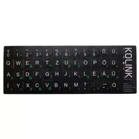 Billentyűzet matrica magyar nyelvű (világítós)