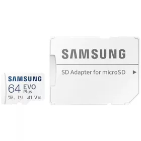   Samsung 64GB EVO Plus microSDXC UHS-I CL10 Memóriakártya + Adapter