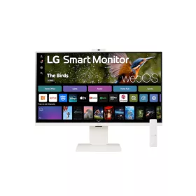   LG 32" 32SR85U-W 4K UHD MyView WebOS Smart Led Monitor Webkamerával
