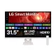 LG 32" 32U721SA-W 4K UHD WebOS Smart Led Monitor