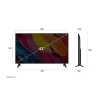 LG 43" QNED 43QNED70A6A 108cm UHD 4K HDR Smart Led Tv